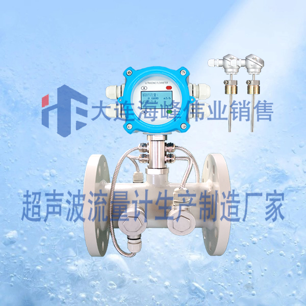 双声道电池供电IP68一体管段型超声波热量表