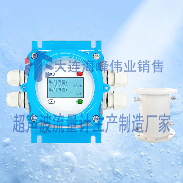 双声道电池供电IP68型超声波流量计管段式